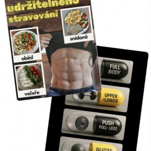 ULTIMÁTNÍ KOMBO: TRÉNINKOVÉ PLÁNY + JÍDELNÍ PLÁN + ABS & GLUTES Add-on